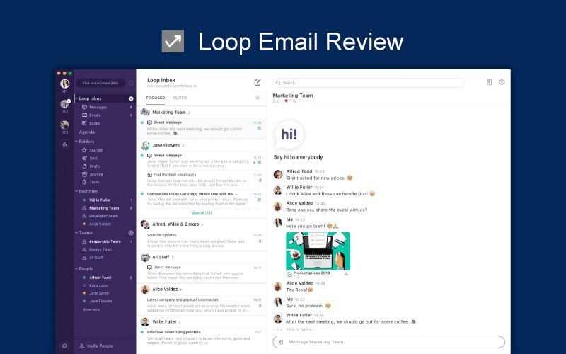 Loop Email Review, Loop Email, intheloop, Productivity Land