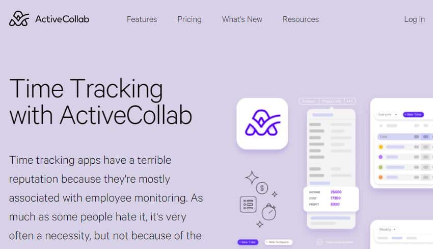 ActiveCollab time tracking