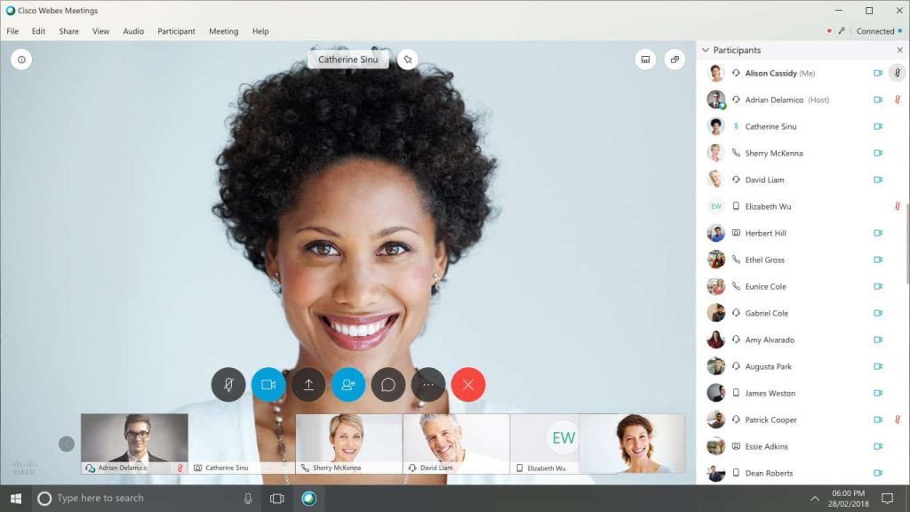 how to use cisco webex meeting app