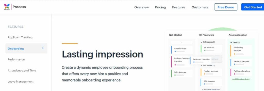 kissflow hr onboarding