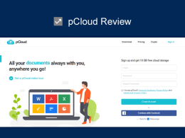 pCloud Review, ProductivityLand, Productivity Land